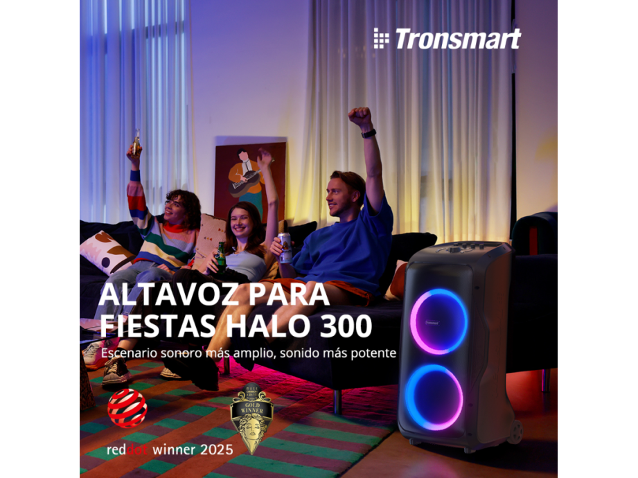 Tronsmart Lanza Halo 300 Para Elevar La Diversión De Las Fiestas Con Un Sonido Épico De 240 W